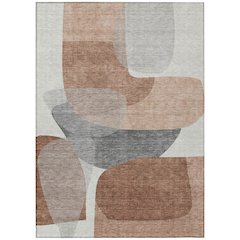 Machine Washable Indoor/Outdoor Chantille ACN2121 Paprika 2'6" x 3'10" Rug