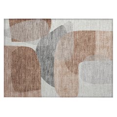 Machine Washable Indoor/Outdoor Chantille ACN2121 Paprika 1'8" x 2'6" Rug
