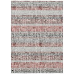 Machine Washable Indoor/Outdoor Chantille ACN2122 Burgundy 2'6" x 3'10" Rug