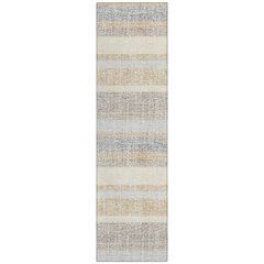 Machine Washable Indoor/Outdoor Chantille ACN2122 Gold 2'3" x 7'6" Runner Rug