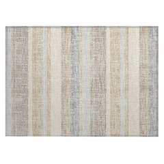 Machine Washable Indoor/Outdoor Chantille ACN2122 Gold 1'8" x 2'6" Rug
