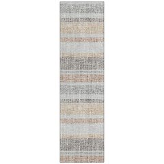 Machine Washable Indoor/Outdoor Chantille ACN2122 Gray 2'3" x 7'6" Runner Rug