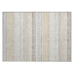 Machine Washable Indoor/Outdoor Chantille ACN2122 Ivory 1'8" x 2'6" Rug