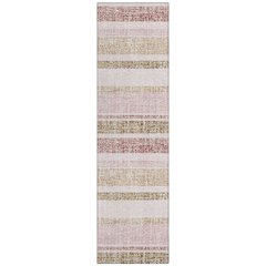 Machine Washable Indoor/Outdoor Chantille ACN2122 Pink 2'3" x 7'6" Runner Rug