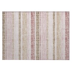 Machine Washable Indoor/Outdoor Chantille ACN2122 Pink 1'8" x 2'6" Rug