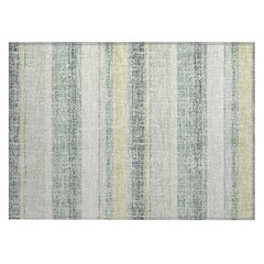 Machine Washable Indoor/Outdoor Chantille ACN2122 Seafoam 1'8" x 2'6" Rug