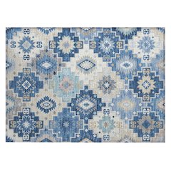 Machine Washable Indoor/Outdoor Chantille ACN2123 Blue 1'8" x 2'6" Rug
