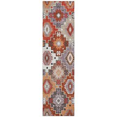 Machine Washable Indoor/Outdoor Chantille ACN2123 Paprika 2'3" x 7'6" Runner Rug