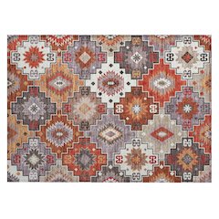 Machine Washable Indoor/Outdoor Chantille ACN2123 Paprika 1'8" x 2'6" Rug
