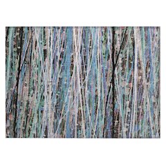 Machine Washable Indoor/Outdoor Chantille ACN2125 Blue 1'8" x 2'6" Rug