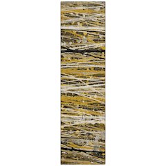 Machine Washable Indoor/Outdoor Chantille ACN2126 Brown 2'3" x 7'6" Runner Rug