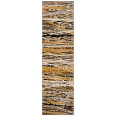 Machine Washable Indoor/Outdoor Chantille ACN2126 Copper 2'3" x 7'6" Runner Rug
