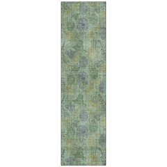 Machine Washable Indoor/Outdoor Chantille ACN2128 Aloe 2'3" x 7'6" Runner Rug