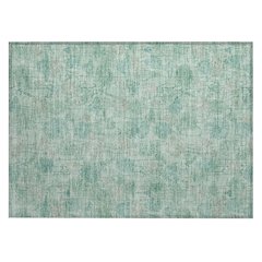 Machine Washable Indoor/Outdoor Chantille ACN2128 Aqua 1'8" x 2'6" Rug