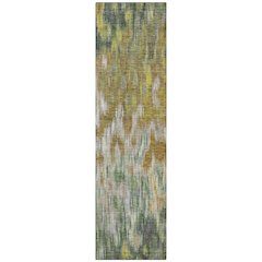Machine Washable Indoor/Outdoor Chantille ACN2129 Brown 2'3" x 7'6" Runner Rug