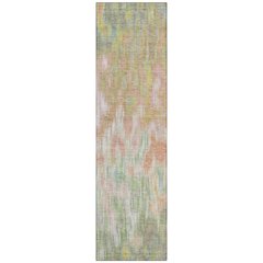 Machine Washable Indoor/Outdoor Chantille ACN2129 Coral 2'3" x 7'6" Runner Rug
