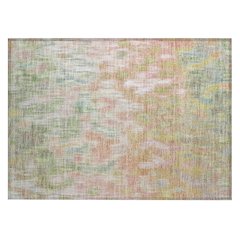 Machine Washable Indoor/Outdoor Chantille ACN2129 Coral 1'8" x 2'6" Rug
