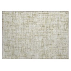 Machine Washable Indoor/Outdoor Chantille ACN2130 Beige 1'8" x 2'6" Rug