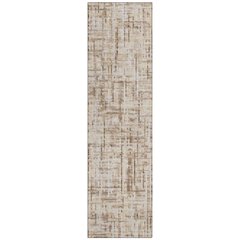Machine Washable Indoor/Outdoor Chantille ACN2130 Brown 2'3" x 7'6" Runner Rug