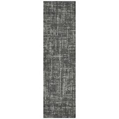 Machine Washable Indoor/Outdoor Chantille ACN2130 Charcoal 2'3"x7'6" Runner Rug