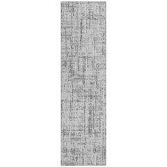 Machine Washable Indoor/Outdoor Chantille ACN2130 Gray 2'3" x 7'6" Runner Rug