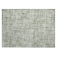 Machine Washable Indoor/Outdoor Chantille ACN2130 Green 1'8" x 2'6" Rug