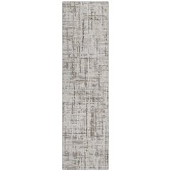 Machine Washable Indoor/Outdoor Chantille ACN2130 Taupe 2'3" x 7'6" Runner Rug