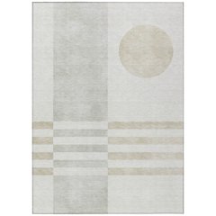 Machine Washable Indoor/Outdoor Chantille ACN2131 Linen 2'6" x 3'10" Rug