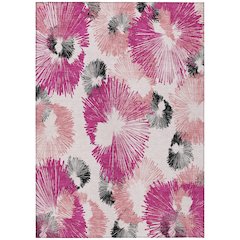 Machine Washable Indoor/Outdoor Chantille ACN2132 Pink 2'6" x 3'10" Rug
