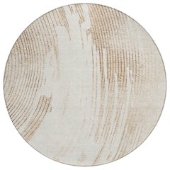 Machine Washable Indoor/Outdoor Chantille ACN2133 Brown 8' x 8' Round Rug
