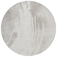 Machine Washable Indoor/Outdoor Chantille ACN2133 Ivory 8' x 8' Round Rug