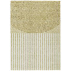 Machine Washable Indoor/Outdoor Chantille ACN2134 Wheat 2'6" x 3'10" Rug