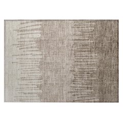 Machine Washable Indoor/Outdoor Chantille ACN2135 Brown 1'8" x 2'6" Rug