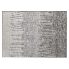 Machine Washable Indoor/Outdoor Chantille ACN2135 Gray 1'8" x 2'6" Rug