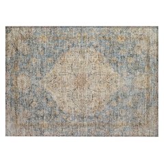 Machine Washable Indoor/Outdoor Chantille ACN2136 Blue 1'8" x 2'6" Rug
