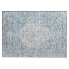 Machine Washable Indoor/Outdoor Chantille ACN2136 Denim 1'8" x 2'6" Rug