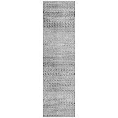 Machine Washable Indoor/Outdoor Chantille ACN2137 Gray 2'3" x 7'6" Runner Rug