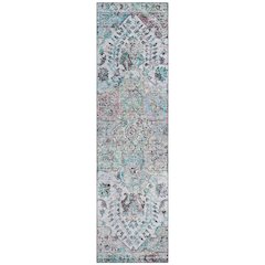 Machine Washable Indoor/Outdoor Chantille ACN2138 Sky 2'3" x 7'6" Runner Rug