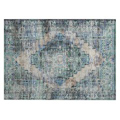 Machine Washable Indoor/Outdoor Chantille ACN2139 Green 1'8" x 2'6" Rug