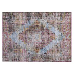 Machine Washable Indoor/Outdoor Chantille ACN2139 Pink 1'8" x 2'6" Rug