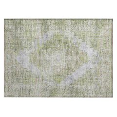Machine Washable Indoor/Outdoor Chantille ACN2140 Aloe 1'8" x 2'6" Rug
