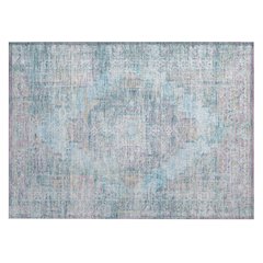 Machine Washable Indoor/Outdoor Chantille ACN2140 Blue 1'8" x 2'6" Rug