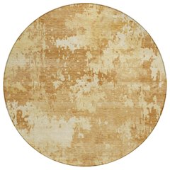Machine Washable Indoor/Outdoor Chantille ACN2142 Copper 8' x 8' Round Rug