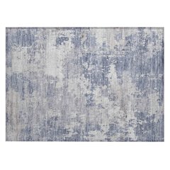 Machine Washable Indoor/Outdoor Chantille ACN2142 Denim 1'8" x 2'6" Rug