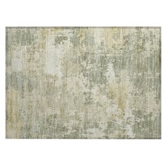Machine Washable Indoor/Outdoor Chantille ACN2142 Sage 1'8" x 2'6" Rug