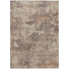Machine Washable Indoor/Outdoor Chantille ACN2143 Brown 2'6" x 3'10" Rug