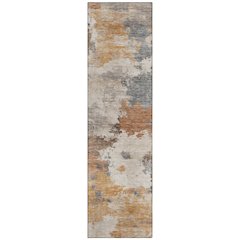 Machine Washable Indoor/Outdoor Chantille ACN2144 Paprika 2'3" x 7'6" Runner Rug