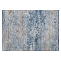 Machine Washable Indoor/Outdoor Chantille ACN2146 Denim 1'8" x 2'6" Rug