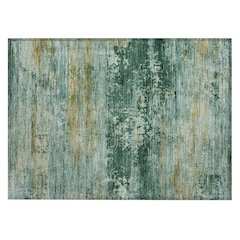 Machine Washable Indoor/Outdoor Chantille ACN2146 Green 1'8" x 2'6" Rug