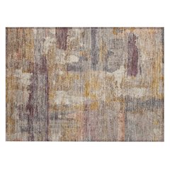 Machine Washable Indoor/Outdoor Chantille ACN2147 Rust 1'8" x 2'6" Rug